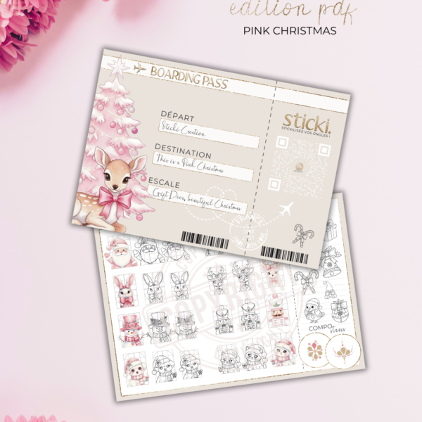 Planche - PINK CHRISTMAS - Co.NOEL