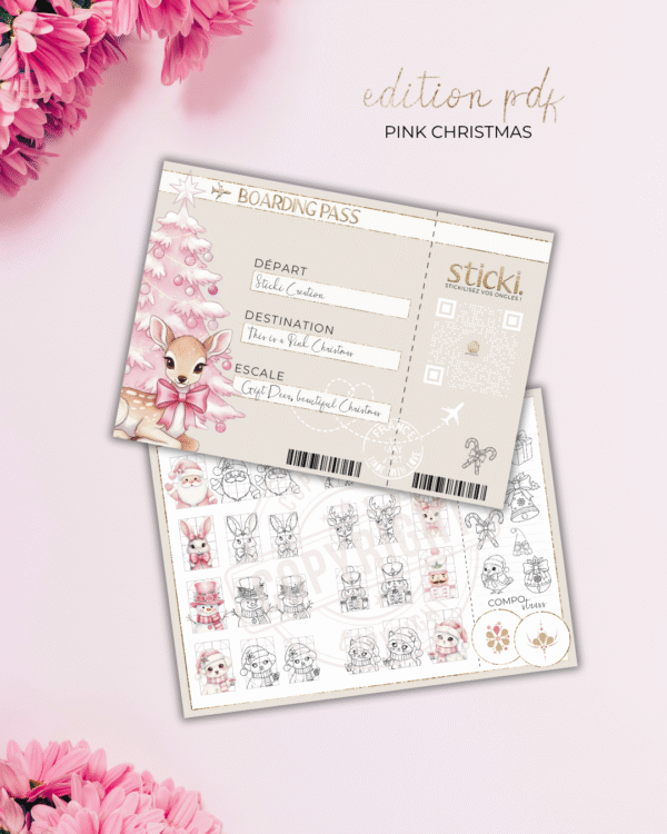 Planche - PINK CHRISTMAS - Co.NOEL