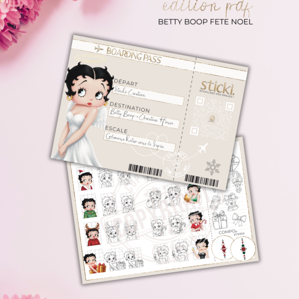 Planche - BETTY BOOP FETE NOEL - Co.NOEL