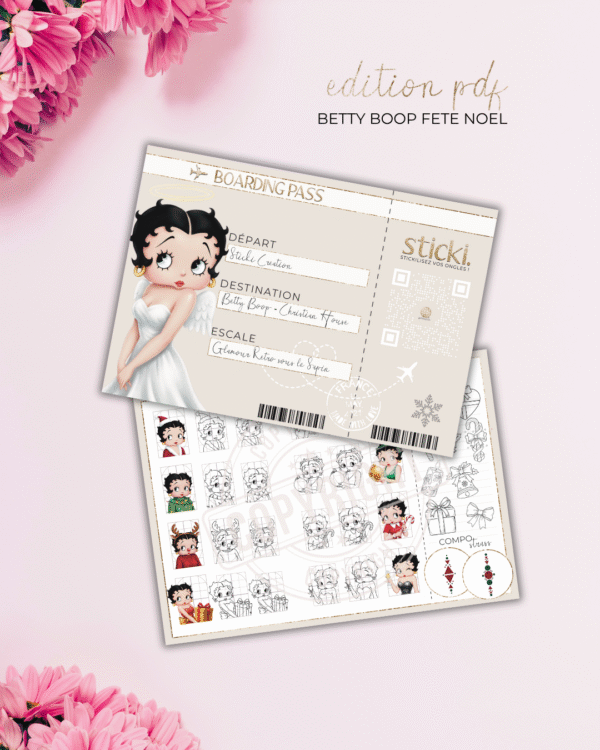 Planche - BETTY BOOP FETE NOEL - Co.NOEL