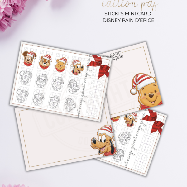 STICKI'S MINI CARD - Disney Pain d'Epice