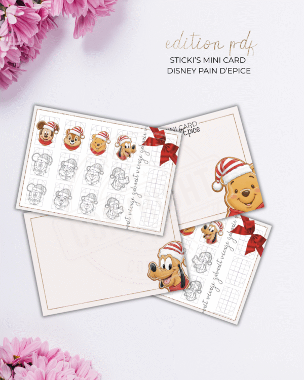 STICKI'S MINI CARD - Disney Pain d'Epice