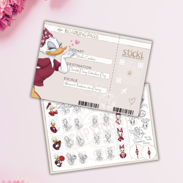 Planche - Daisy&Donald - Co.St Valentin