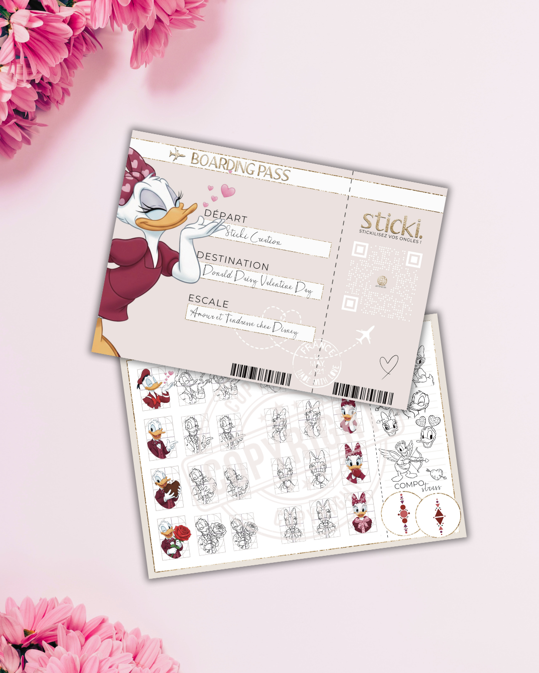 Planche - Daisy&Donald - Co.St Valentin