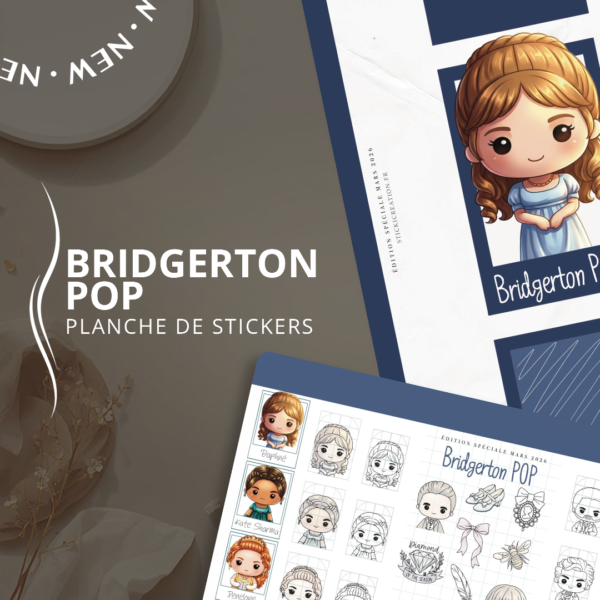 STICKER CARD -Bridgerton POP - MARS 2026