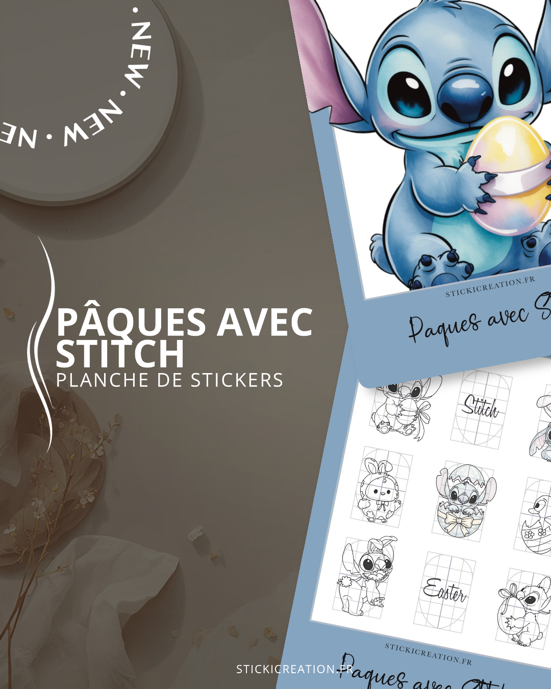 Stitch Pâques - MARS 2026