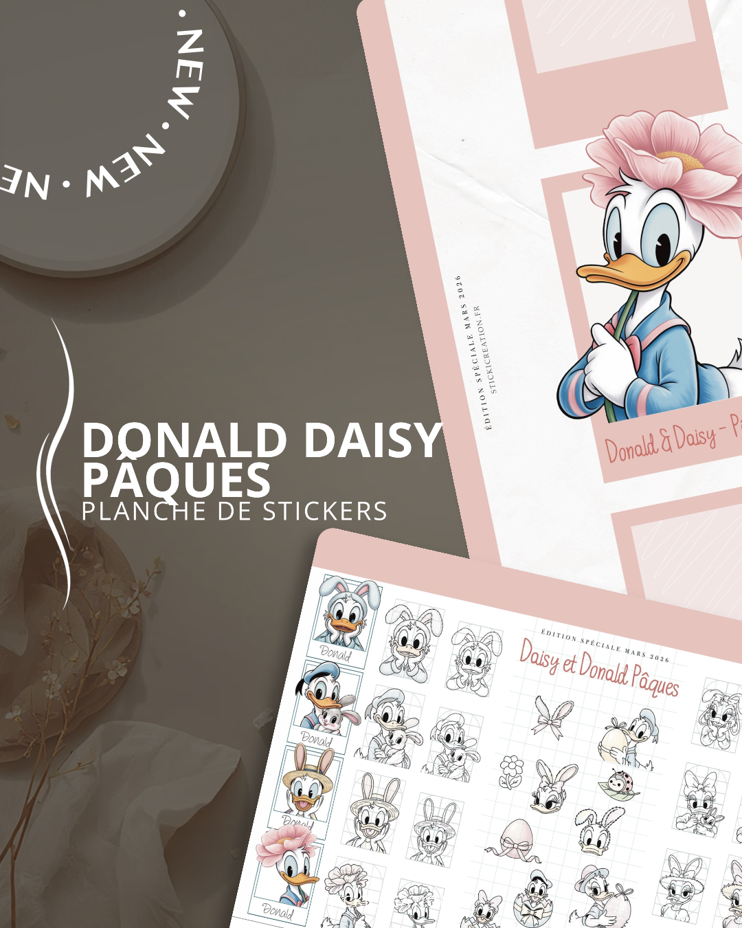 Donald et Daisy Pâques - MARS 2026