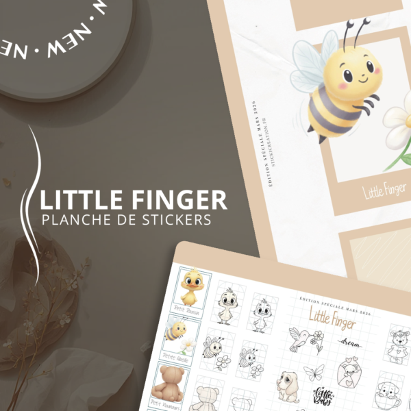 STICKER CARD -Little Finger - MARS 2026