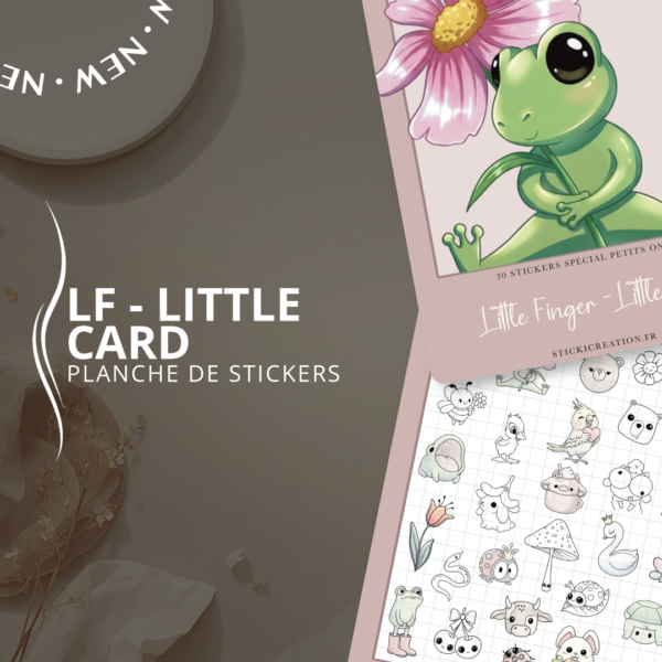 STICKER CARD -Little Finger - Little Card 1 - AVRIL 2026