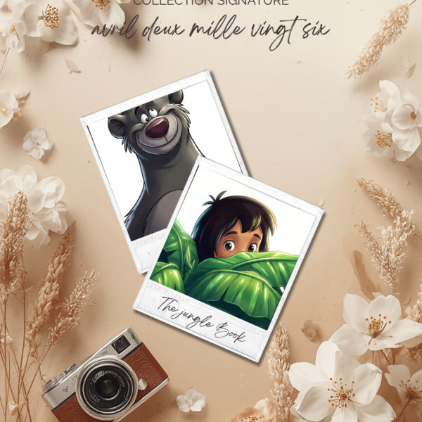 STICKER CARD -Le livre de la Jungle – La collection Signature Avril 2026