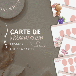 Carte présentation Stickers