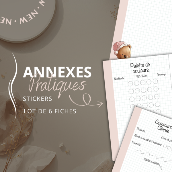 STICKER CARD -Annexes Standard - Edition Mensuelle