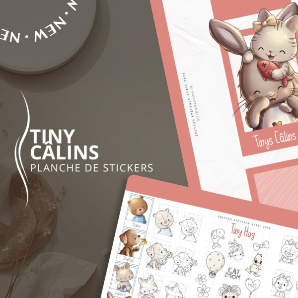 STICKER CARD -Tinys Câlins | VOL1 - AVRIL 2026