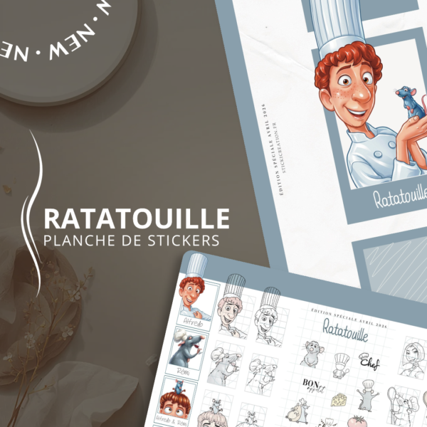 STICKER CARD -Ratatouille - AVRIL 2026