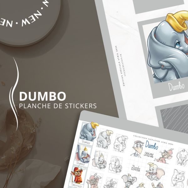 STICKER CARD -Dumbo - AVRIL 2026