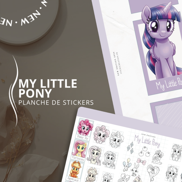 STICKER CARD -My Little Pony - AVRIL 2026