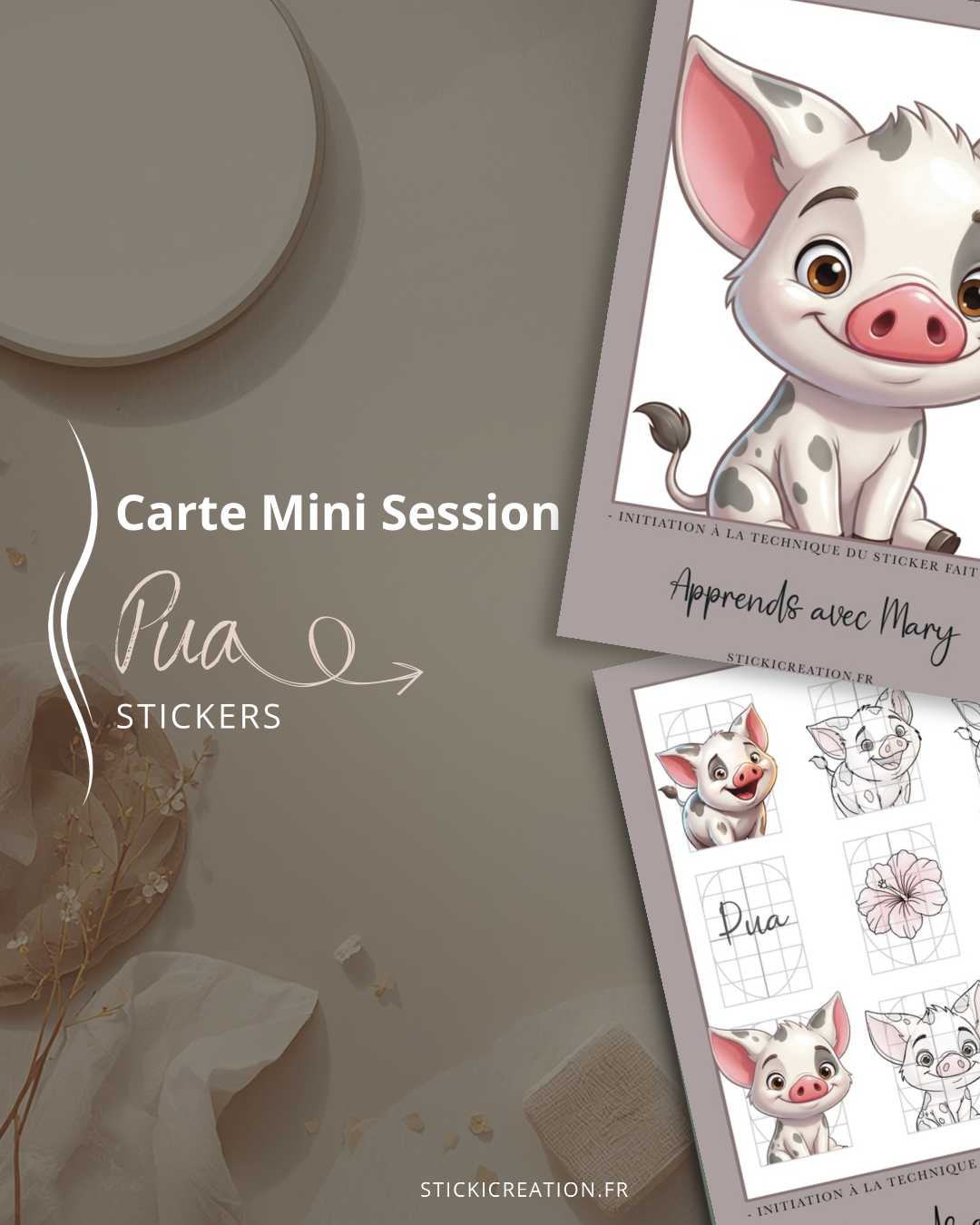 Carte mini session - Pua