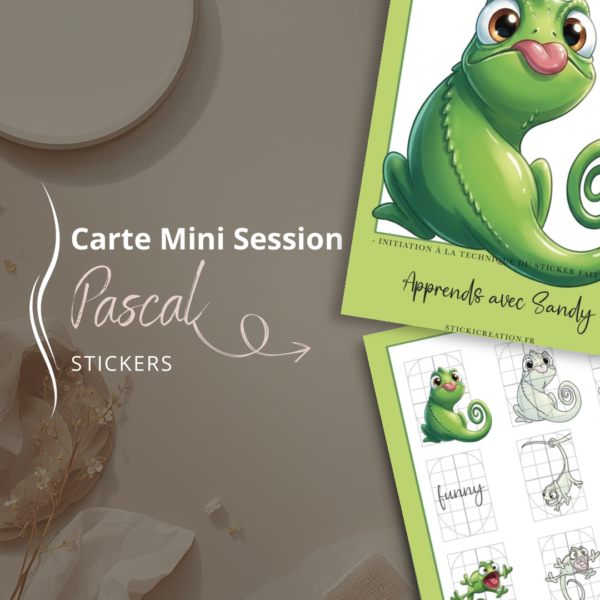 STICKER CARD -Carte mini session - Pascal