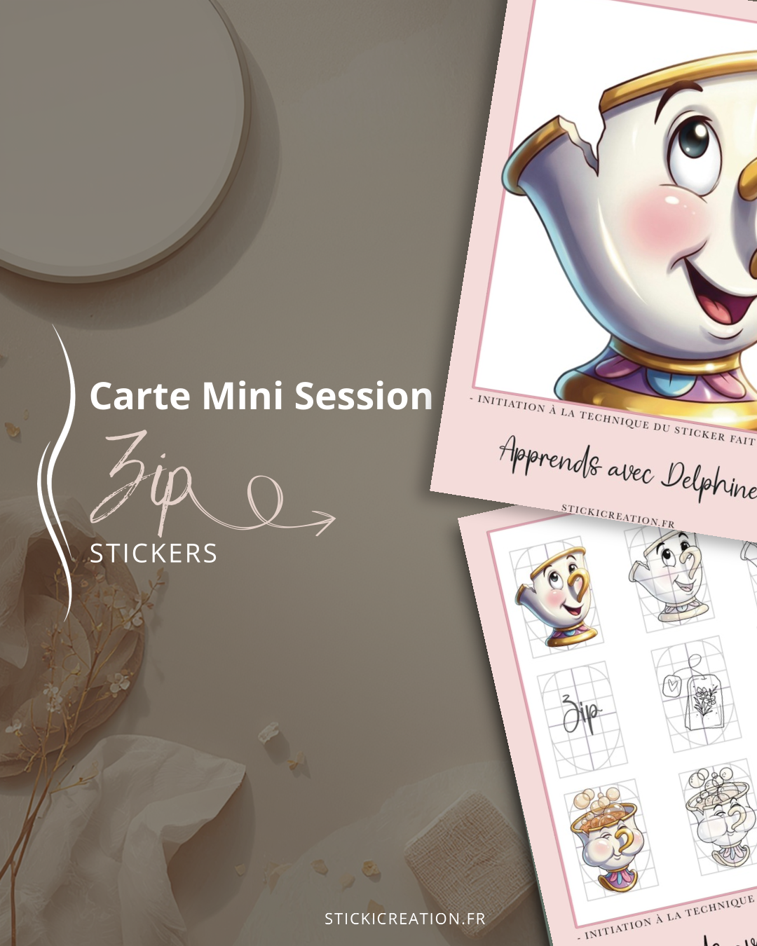 Carte mini session - Zip