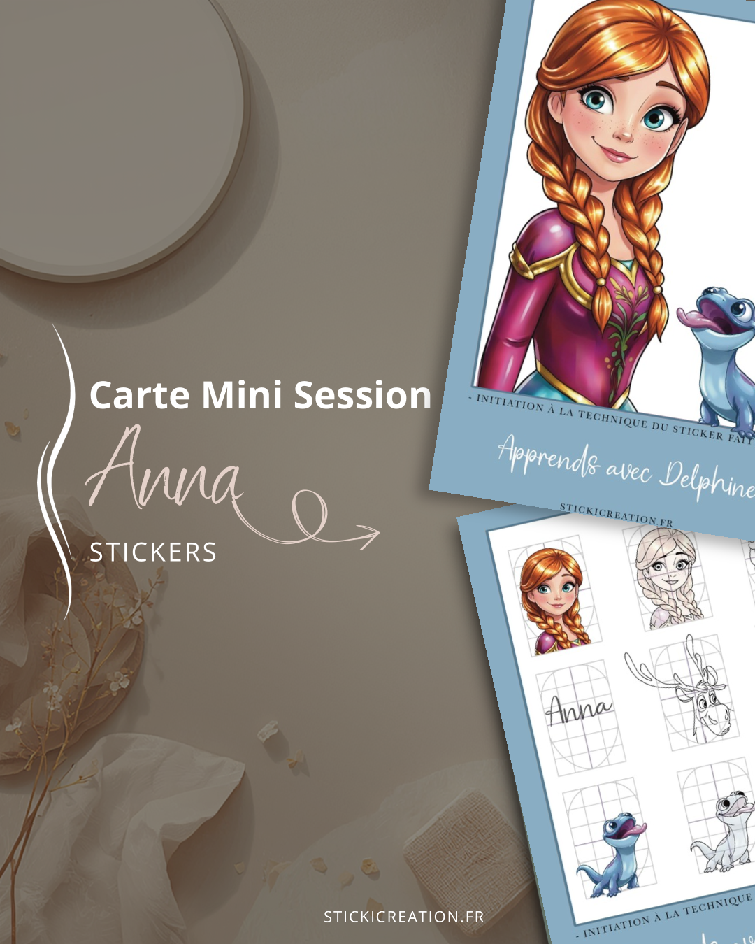 Carte mini session - Anna