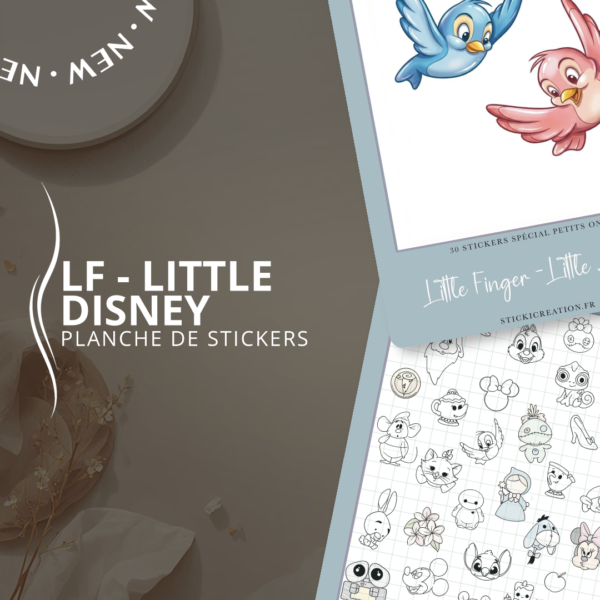 STICKER CARD -Little Finger - Little Disney - AVRIL 2026