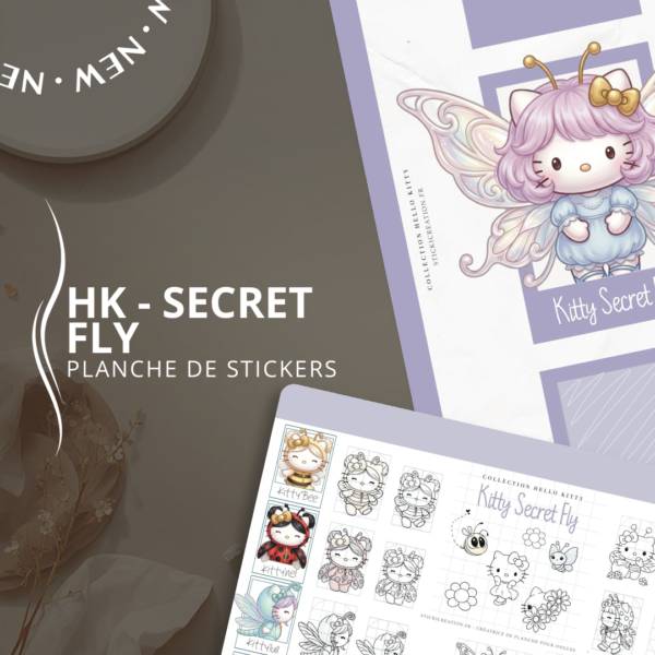 STICKER CARD -Kitty - Secret Fly - MAI 2026