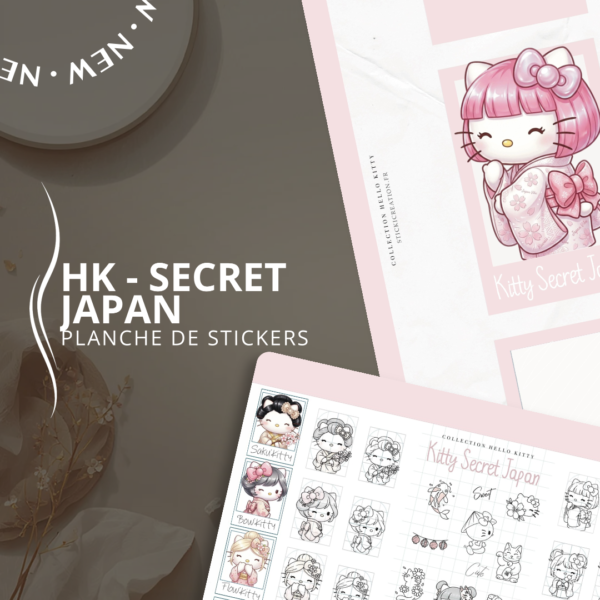 STICKER CARD -Kitty - Secret Japan - MAI 2026