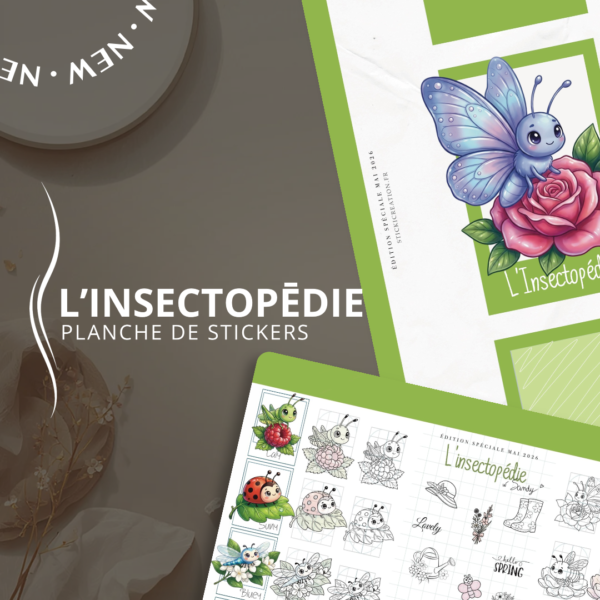 STICKER CARD -L’insectopedie - MAI 2026
