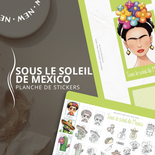 STICKER CARD -Mexique - MAI 2026