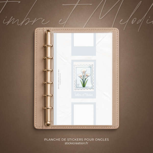 STICKER CARD -TIMBRES &MÉLODIES