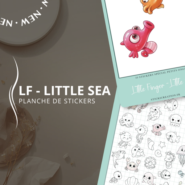 STICKER CARD -Little Finger - Little Sea - JUIN 2026