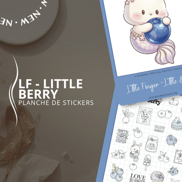 STICKER CARD -Little Finger - Little Berry - JUIN 2026