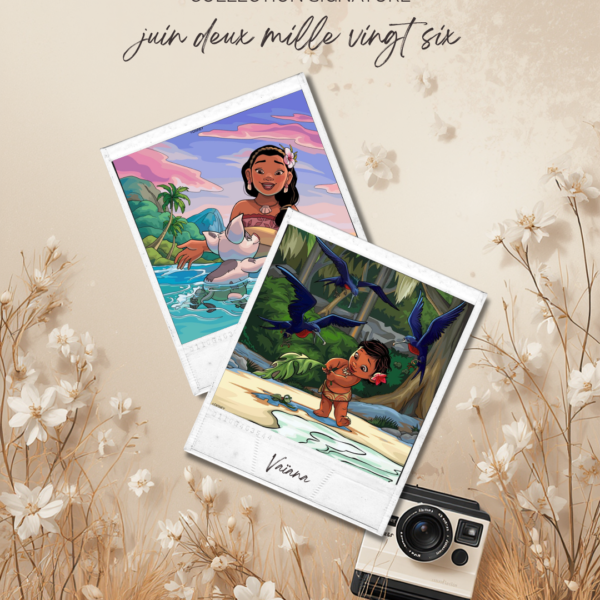STICKER CARD -Vaïana  – La collection Signature Juin 2026