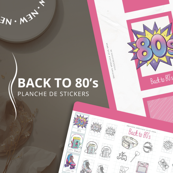 STICKER CARD -Back to 80´s - JUIN 2026