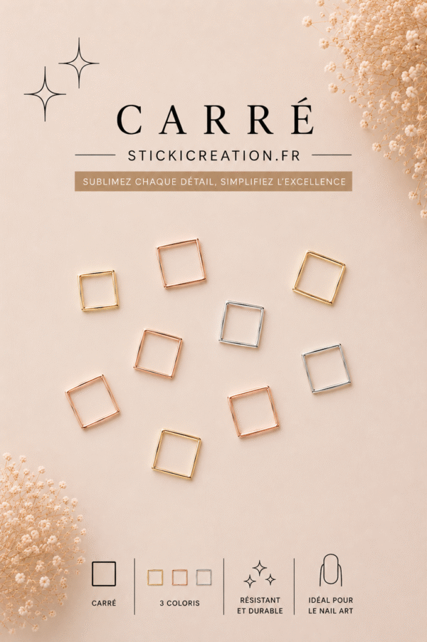 Ornement creux - Carré