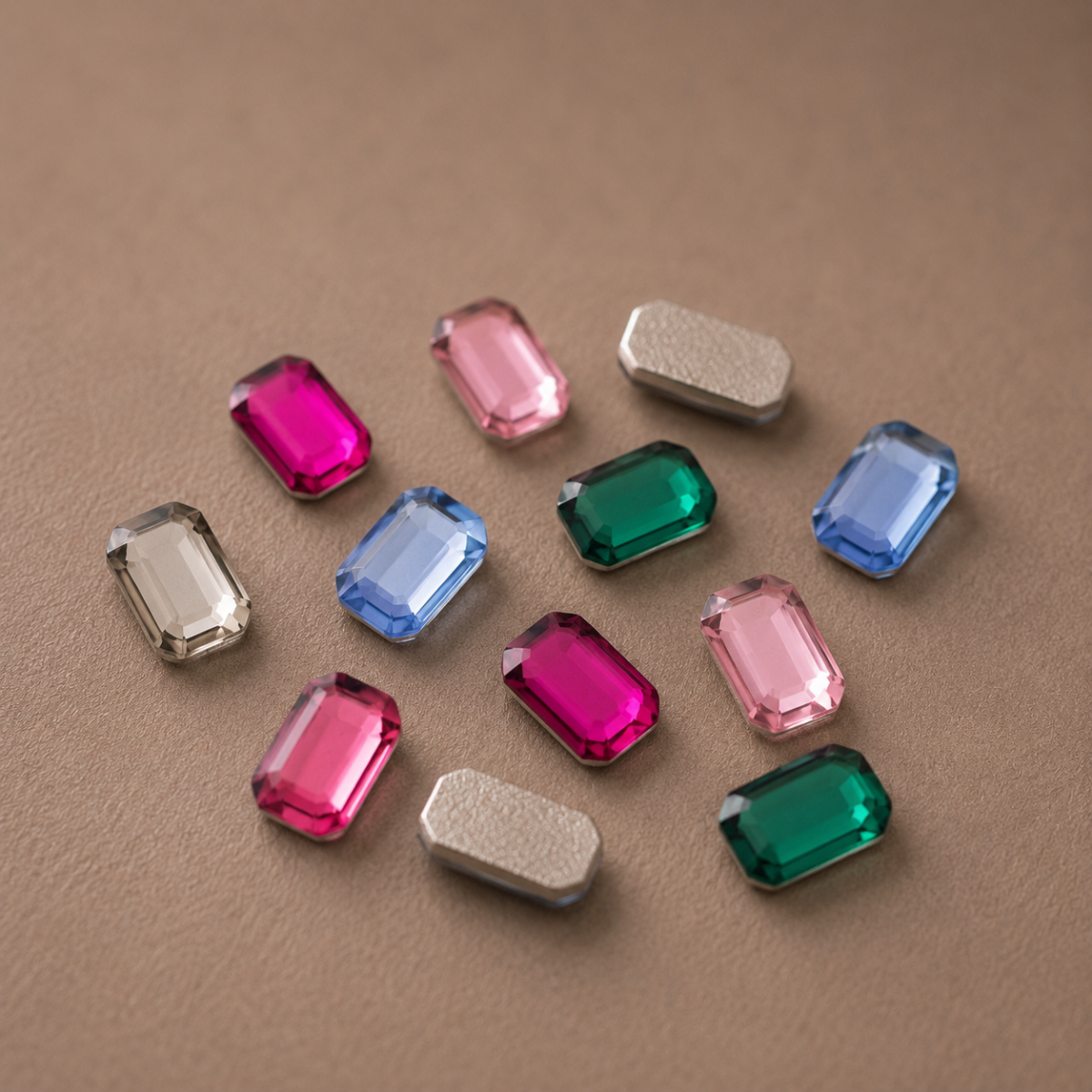 MINI RECTANGLE ARRONDI - STRASS FORME