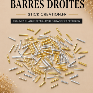 Ornement - barre droite or