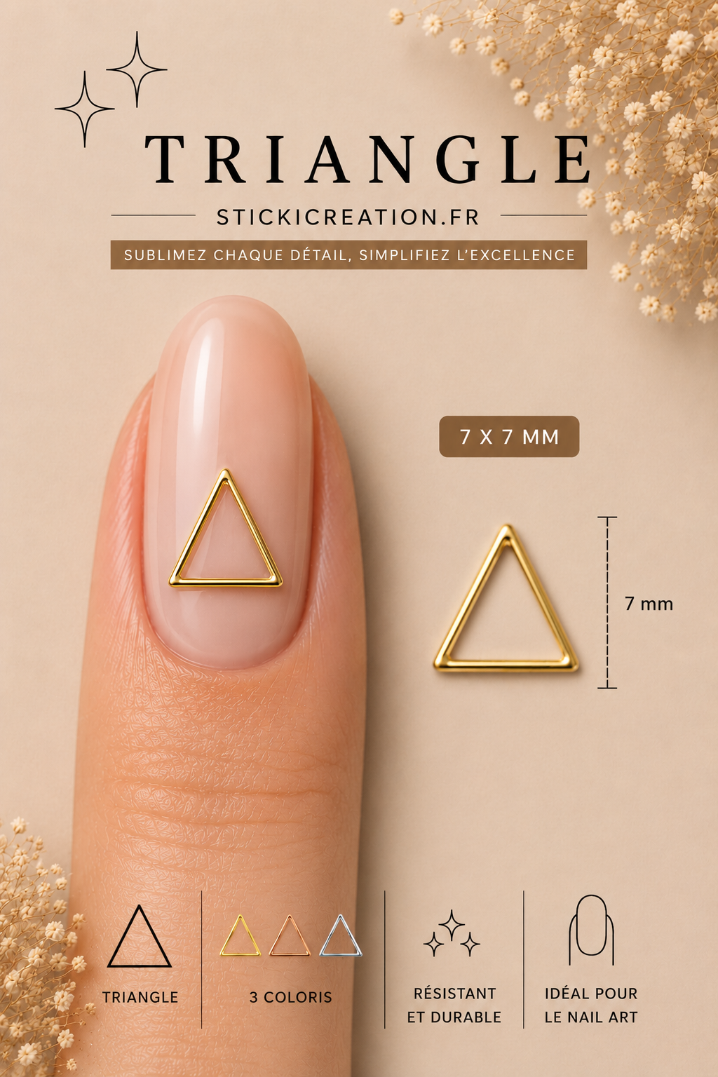 Ornement creux - Triangle – Image 2