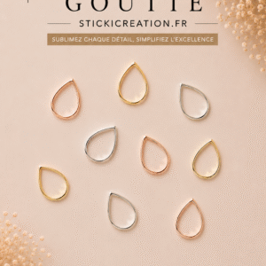 Ornement creux - Goutte