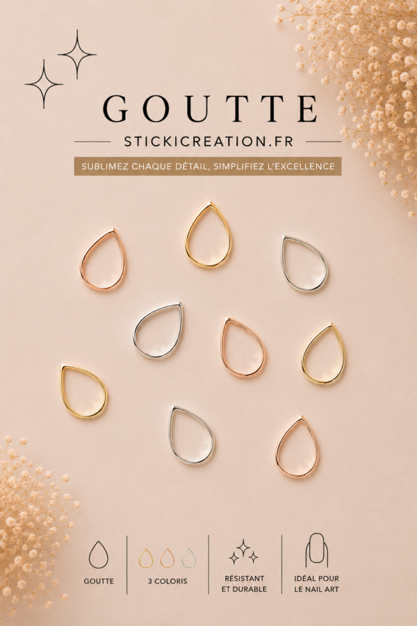 Ornement creux - Goutte