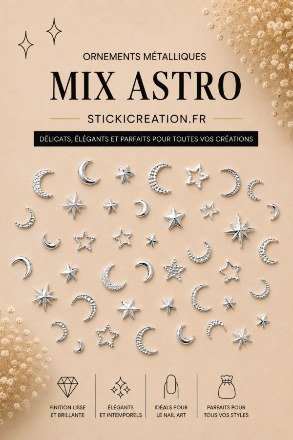 Ornement - Mix astro ARGENT