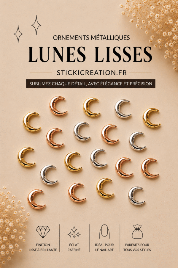 Ornement - Lune lisse