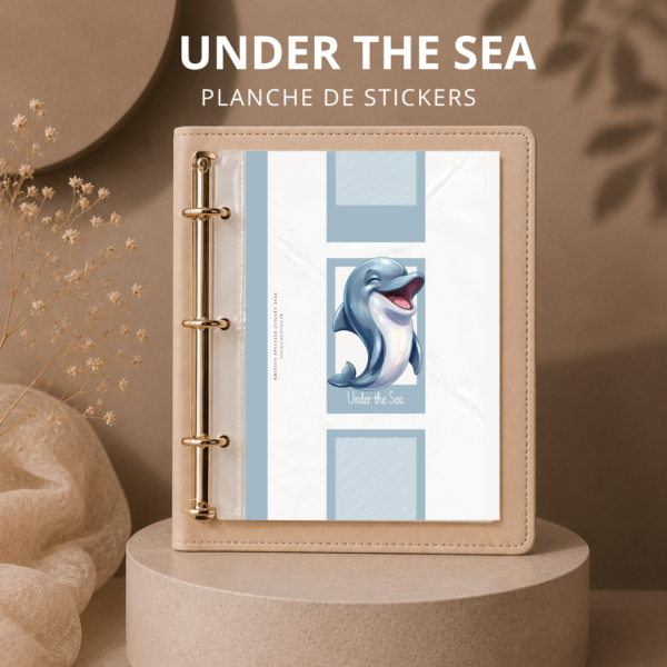 STICKER CARD -UNDER THE SEA - JUILLET 2026