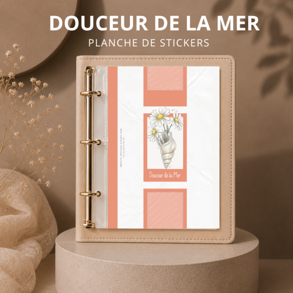 STICKER CARD -DOUCEUR DE LA MER - JUILLET 2026