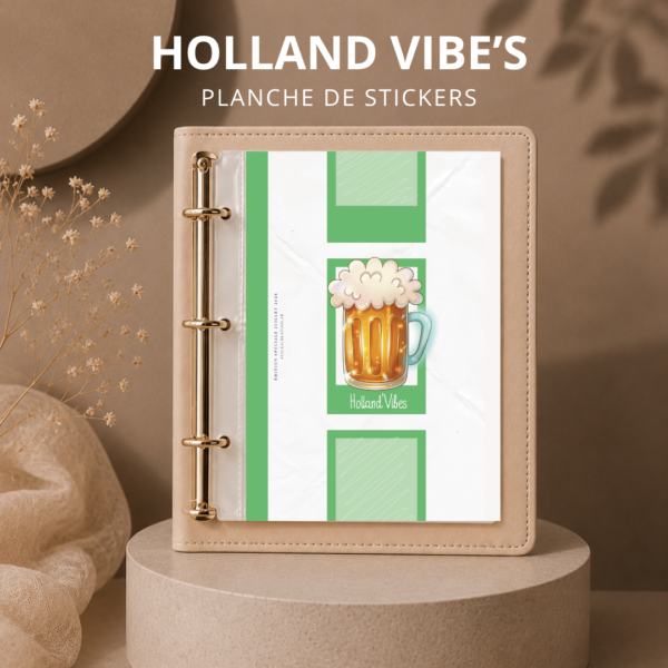 STICKER CARD -HOLLAND VIBES - JUILLET 2026
