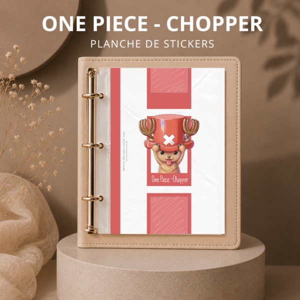 STICKER CARD -ONE PIÈCE - CHOPPER - JUILLET 2026