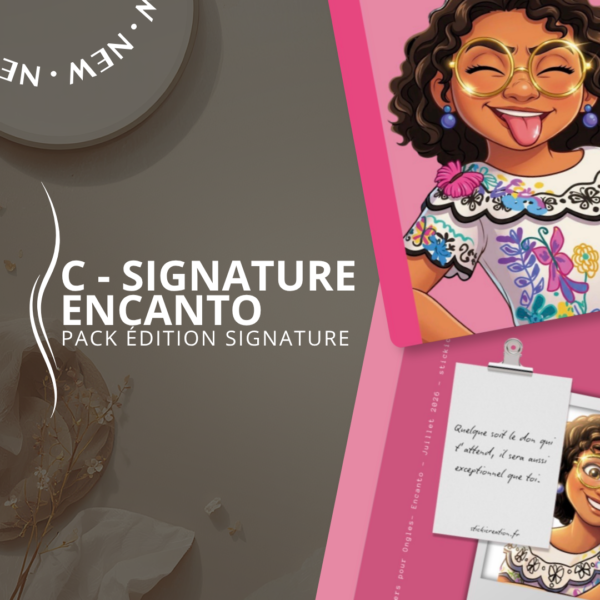 STICKER CARD -Encanto – La collection Signature Juillet 2026