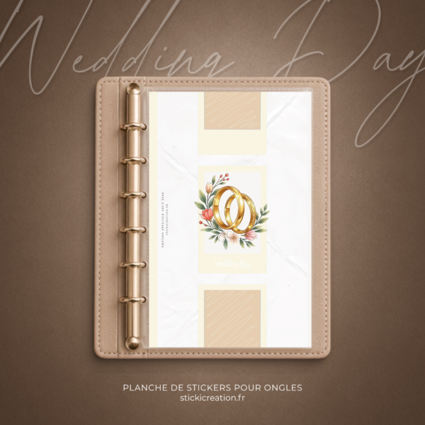 STICKER CARD -WEDDING DAY