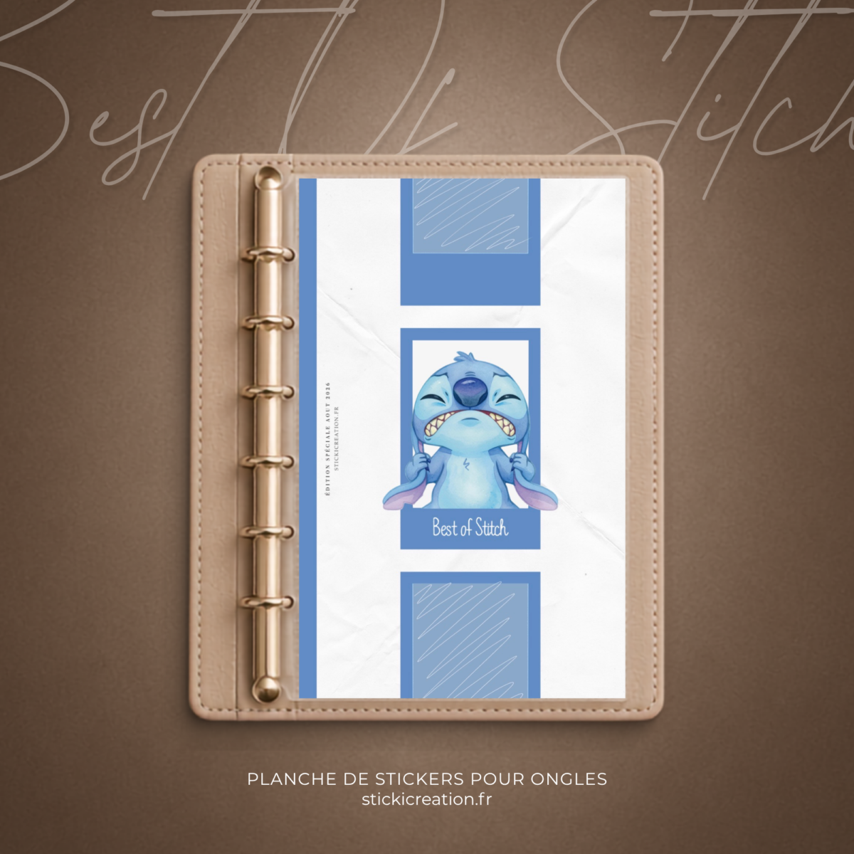 STICKER CARD -BEST OF. STITCH