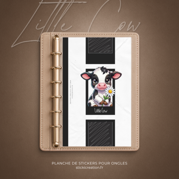 STICKER CARD -LITTLE COW